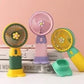 Mini Ventilator Portabil cu Încărcare USB, Suport Telefon, Baterie Reîncărcabilă