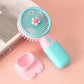 Mini Ventilator Portabil cu Încărcare USB, Suport Telefon, Baterie Reîncărcabilă