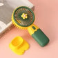 Mini Ventilator Portabil cu Încărcare USB, Suport Telefon, Baterie Reîncărcabilă