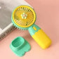 Mini Ventilator Portabil cu Încărcare USB, Suport Telefon, Baterie Reîncărcabilă