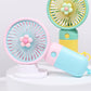 Mini Ventilator Portabil de Mână, Compact, Suport Telefon, Baterie Reîncărcabilă