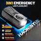 Starter auto portabil 3000A cu compresor aer si power bank multifunctional