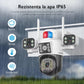 Cameră de Supraveghere Quad Wireless 20MP – Ultra HD, PTZ, Zoom 5X, Viziune Nocturnă, Comunicare Bidirecțională