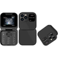 Telefon Mobil Mini cu Ecran Dublu