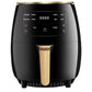 Friteuză cu Aer Cald 6L Negru – 2400W, Touch LCD, Fără Ulei