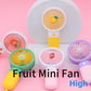 Mini Ventilator Portabil de Mână, Compact, Suport Telefon, Baterie Reîncărcabilă