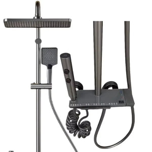 Set Duș Modern Gri Mat