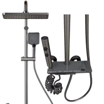 Set Duș Modern Gri Mat