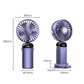 Ventilator mini pliabil, prezentat alături de dimensiunile disponibile