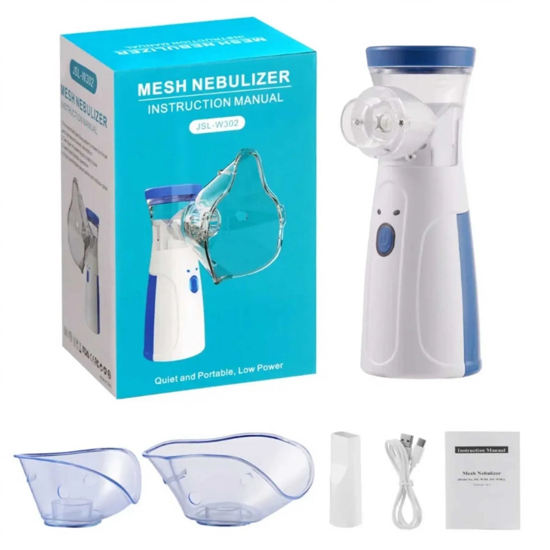Aerosol Nebulizator Portabil cu Tehnologie Mesh - Silentios si Usor de Transportat - imagine 3