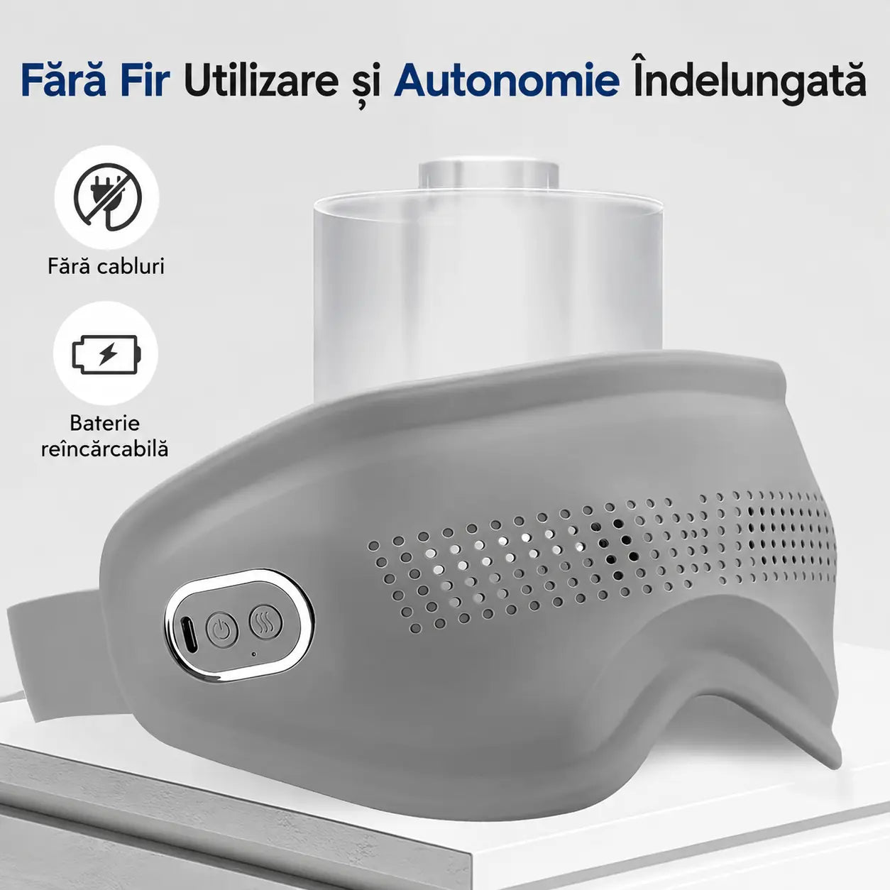 Aparat de Masaj Ocular Megatot cu Căldură și Vibrații - imagine 4