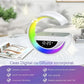 Boxa Multifunctionala G, Lampa LED RGB Smart,cu ceas, Boxa Bluetooth, Incarcator Telefon Wireless, Lumina RGB - Promagg.ro