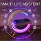 Boxa Multifunctionala G, Lampa LED RGB Smart,cu ceas, Boxa Bluetooth, Incarcator Telefon Wireless, Lumina RGB - Promagg.ro