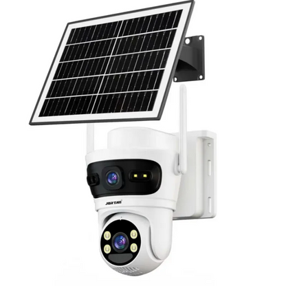 Camera de Supraveghere Jortan 4G cu Panou Solar JT-9682 si 2 Lentile