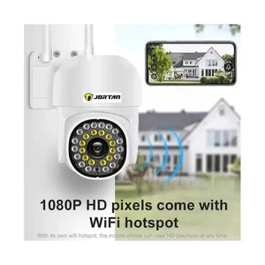 Camera de Supraveghere IP WiFi 360° Jortan JT-8161QJ, Full HD, Viziune Nocturnă, Detectare Umană