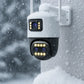 Camera de Supraveghere Tripla Jortan JT-9999 PRO, 9MP, WiFi/LAN, Night Vision, Card MicroSD 32GB - imagine 5