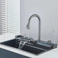 Chiuveta Multifunctionala cu 2 Cascade cu Accesorii Incluse, Afisaj Digital a Temperaturii si Robinet Cascada