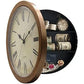 Ceas decorativ de perete cu compartiment secret, 10 inch, design clasic, multicolor, 25.4x25.4cm - imagine 5