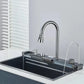 Chiuveta Multifunctionala cu 2 Cascade cu Accesorii Incluse, Afisaj Digital a Temperaturii si Robinet Cascada