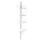 Etajera telescopica pentru baie, 4 rafturi, 100 - 260 cm - Promagg.ro