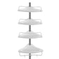 Etajera telescopica pentru baie, 4 rafturi, 100 - 260 cm - Promagg.ro
