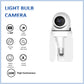 Cameră Tip Bec WiFi 3MP HD cu 3 Brațe LED, PTZ, Montare E27