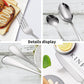 Set Tacâmuri din Inox 24 Piese pentru 6 Persoane