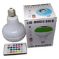 Bec muzical Bluetooth E27 multicolor cu telecomanda - imagine 6