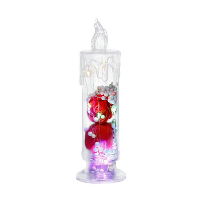Lumanare LED fara flacara, set 1 bucata, alb cald, pentru decorare interioara/exterioara