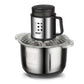 Tocător Electric Profesional RAF cu Bol Inox 5L și Lame Duble din Oțel Inoxidabil
