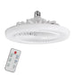 Ventilator de Tavan cu LED, Dulie E27, 30W, 3 Trepte de Viteză, Telecomandă Inclusă