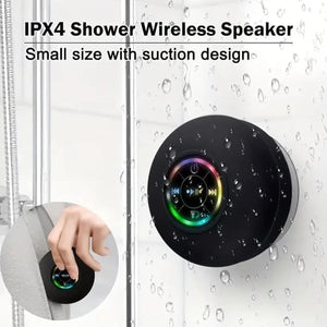 Boxă Bluetooth Impermeabilă pentru Duș cu Iluminare LED