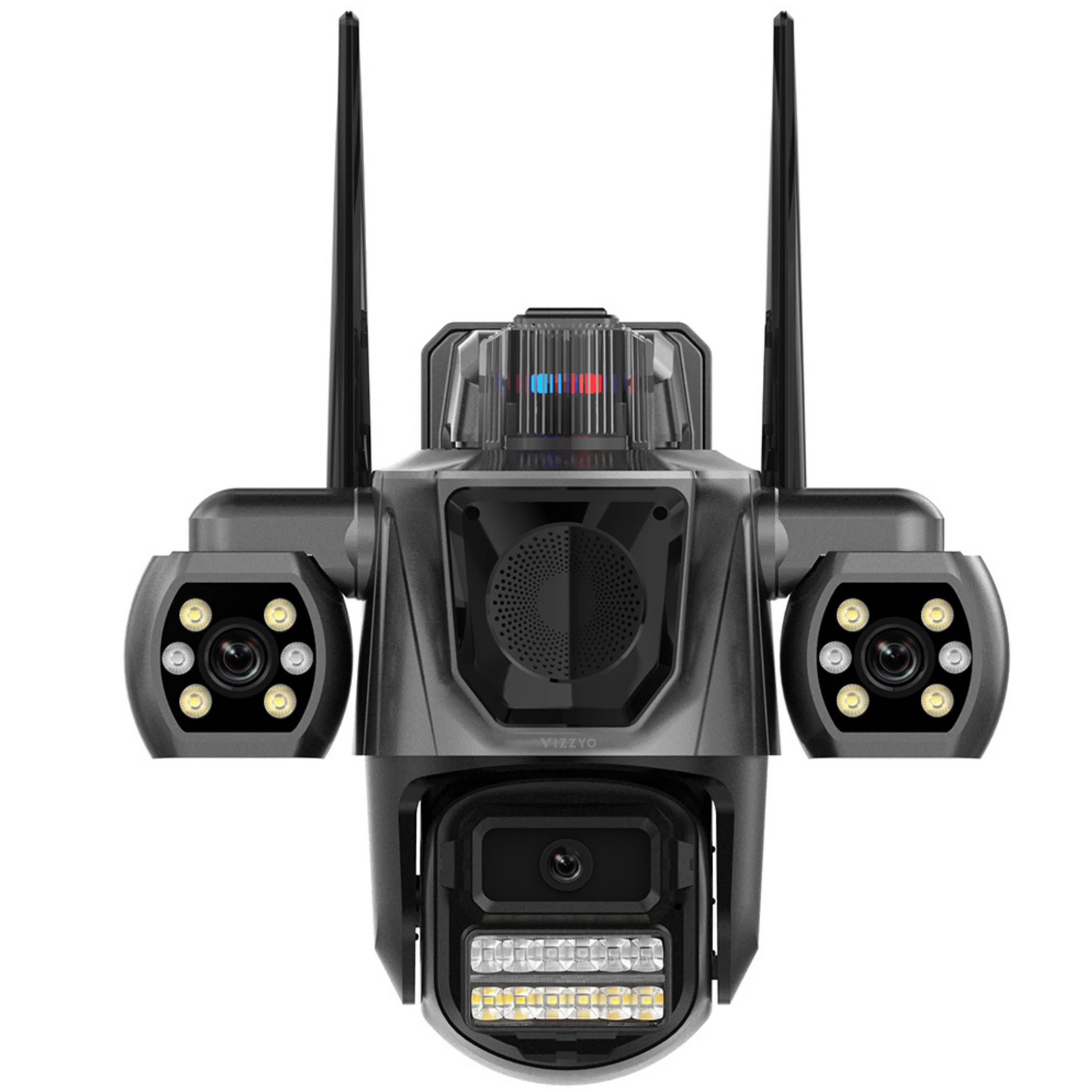 Camera supraveghere WiFi tripla cu 3 lentile pentru monitorizare completa 360°