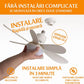 Ventilator Plafon LED 40W cu Telecomandă – 3 Viteze, Iluminare Reglabilă, Soclu E27