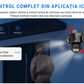 Camera supraveghere WiFi tripla cu 3 lentile pentru monitorizare completa 360°
