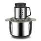 Tocător Electric Profesional RAF cu Bol Inox 5L și Lame Duble din Oțel Inoxidabil