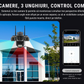 Camera supraveghere WiFi tripla cu 3 lentile pentru monitorizare completa 360°