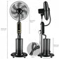 Ventilator cu Pulverizare Apă pentru Răcire și Confort