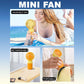 Mini ventilator portabil cu baterie reincarcabila pentru racorire rapida