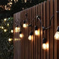Ghirlandă Luminoasă de Exterior, 5 Metri, 10 Becuri, Interconectabilă, IP65
