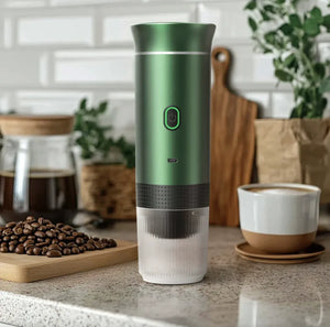 Espressor Portabil pentru Cafea - Compatibil cu Capsule Nespresso și Dolce Gusto