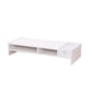 Suport monitor/laptop 49 cm cu sertar, organizator birou alb
