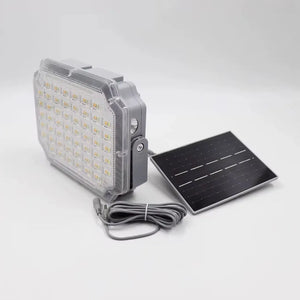 Lampă LED Solară cu Panou Fotovoltaic Extern