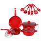 Set 13 Piese Oale și Tigăi Antiaderente cu accesorii