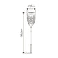 Lampă Solară de Grădină – Lumină Caldă 1800K, Design Decorativ