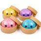 Jucărie Antistres Squishy Giant Dumpling cu Glitter și Bol - imagine 3