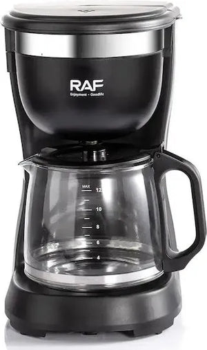 Cafetieră cu Filtru 680W, Cană din Sticlă, Capacitate 1.25L, Sistem Anti-Picurare