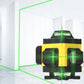 Nivelă Laser Profesională 4D cu 16 Linii Verzi – Precizie Ridicată și Autonivelare