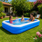 Piscină Gonflabilă Dreptunghiulară pentru Exterior, 200x120x40 cm, cu pompa electrica inclusa
