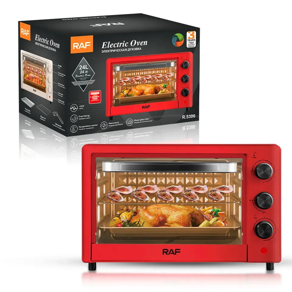 Cuptor Electric RAF 24L pentru Gătire, Coacere și Preparare Zilnică